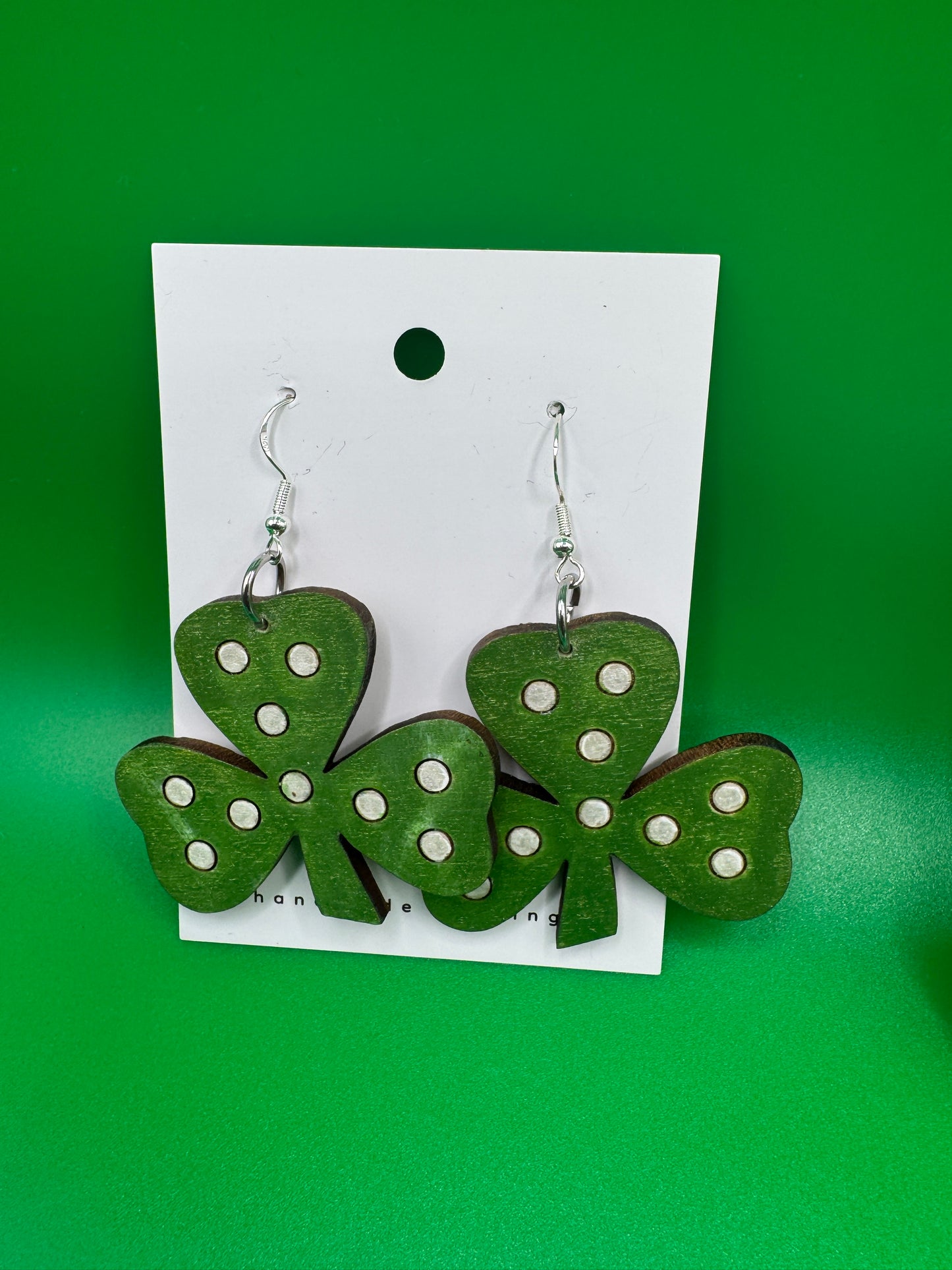 Shamrock Dangle Earrings
