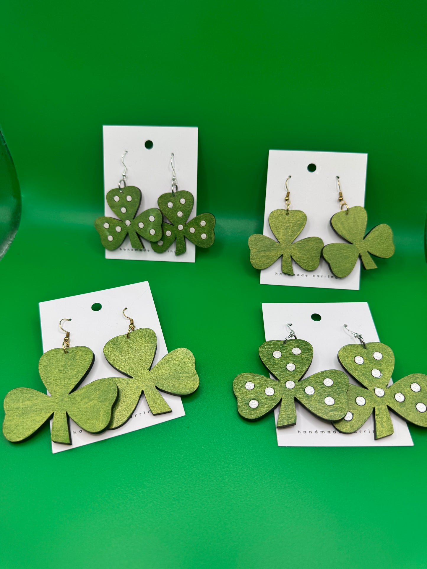 Shamrock Dangle Earrings