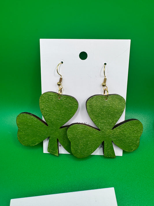 Shamrock Dangle Earrings