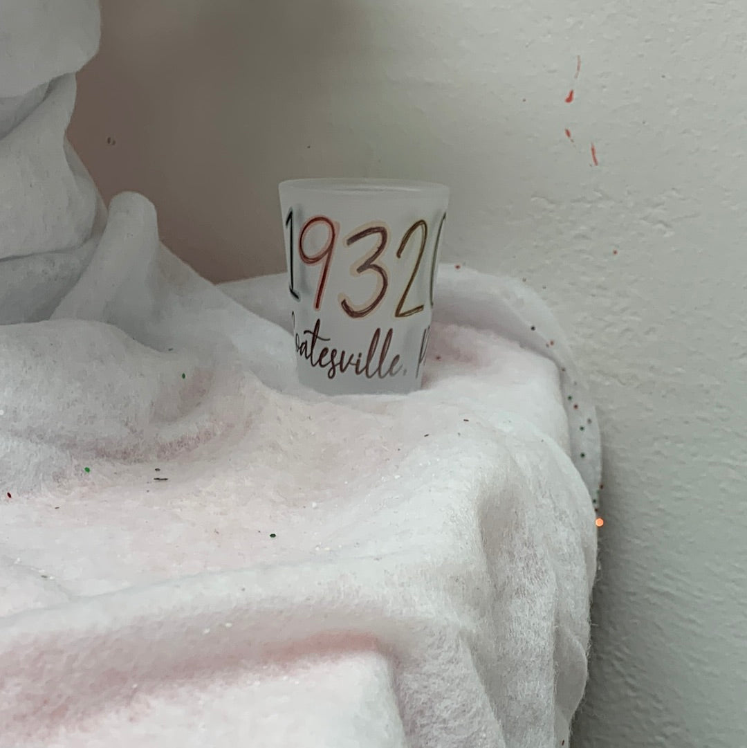 19320 Coatesville PA Shot Glasses