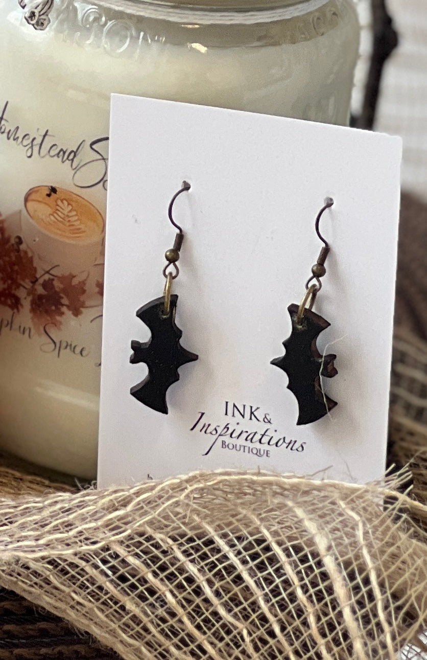 Bat Dangle Earrings