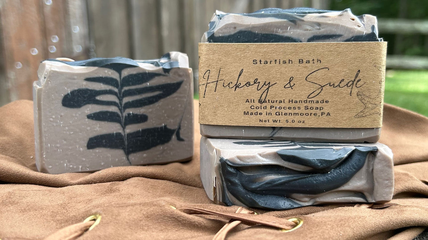 Hickory Suede Soap