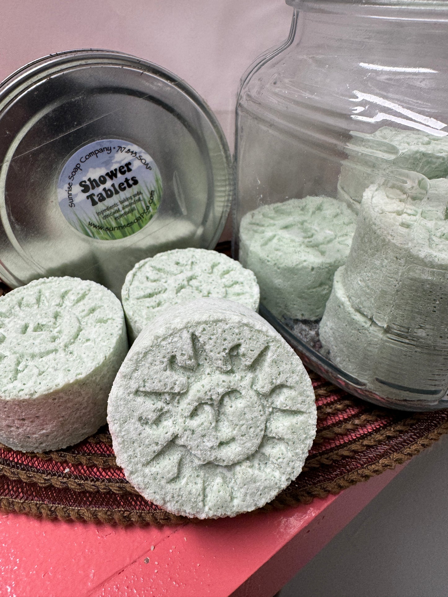 Spearmint Shower Tablets