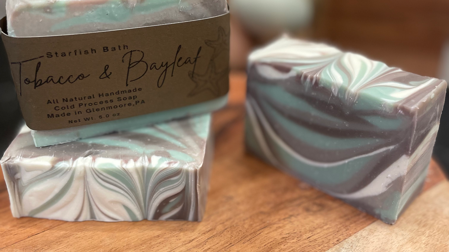 Tobacco and Bay Leaf Soap