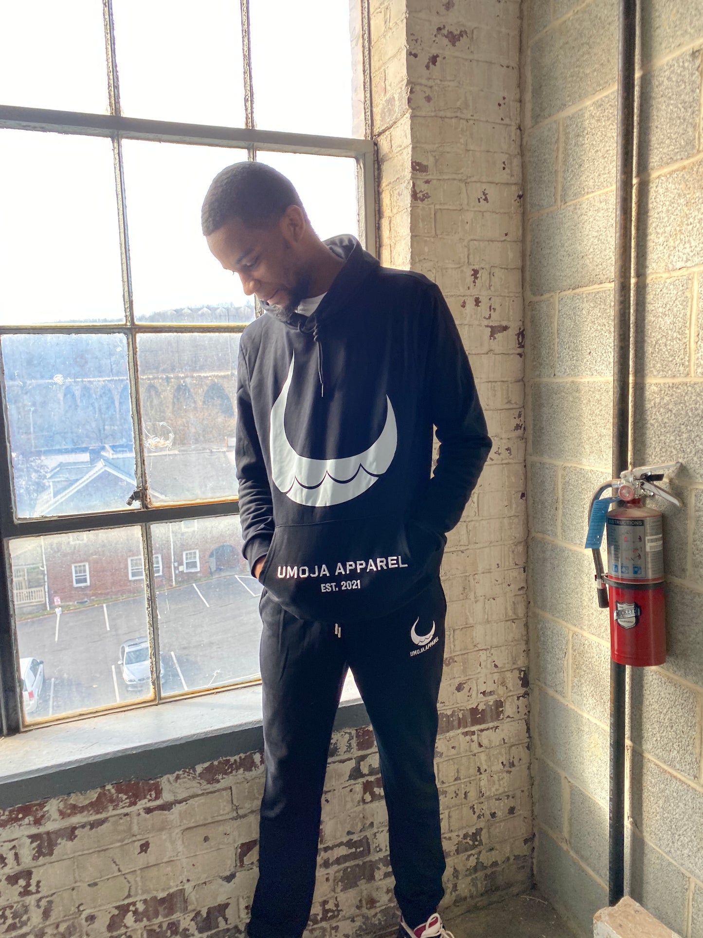 Umoja Unisex Black Jogger Pants- Origin 2021
