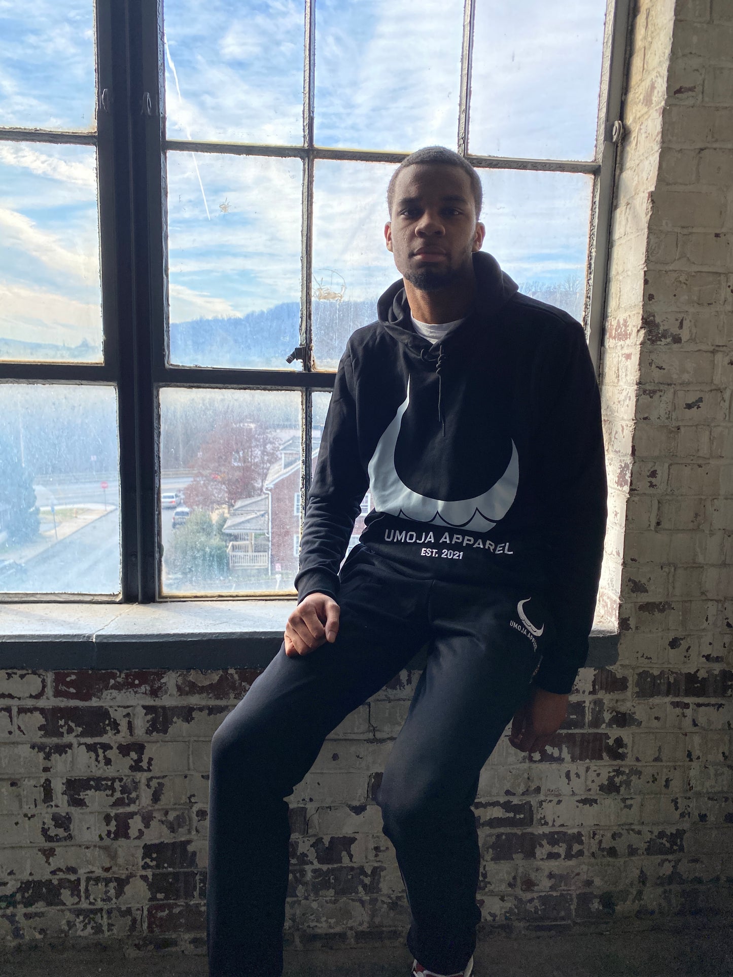 Umoja Unisex Black Jogger Pants- Origin 2021