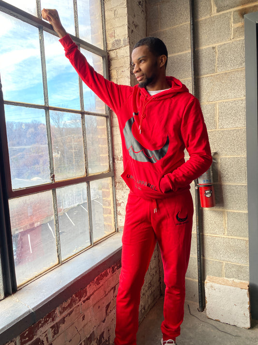 Umoja Unisex Red Jogger Pants- Origin 2021