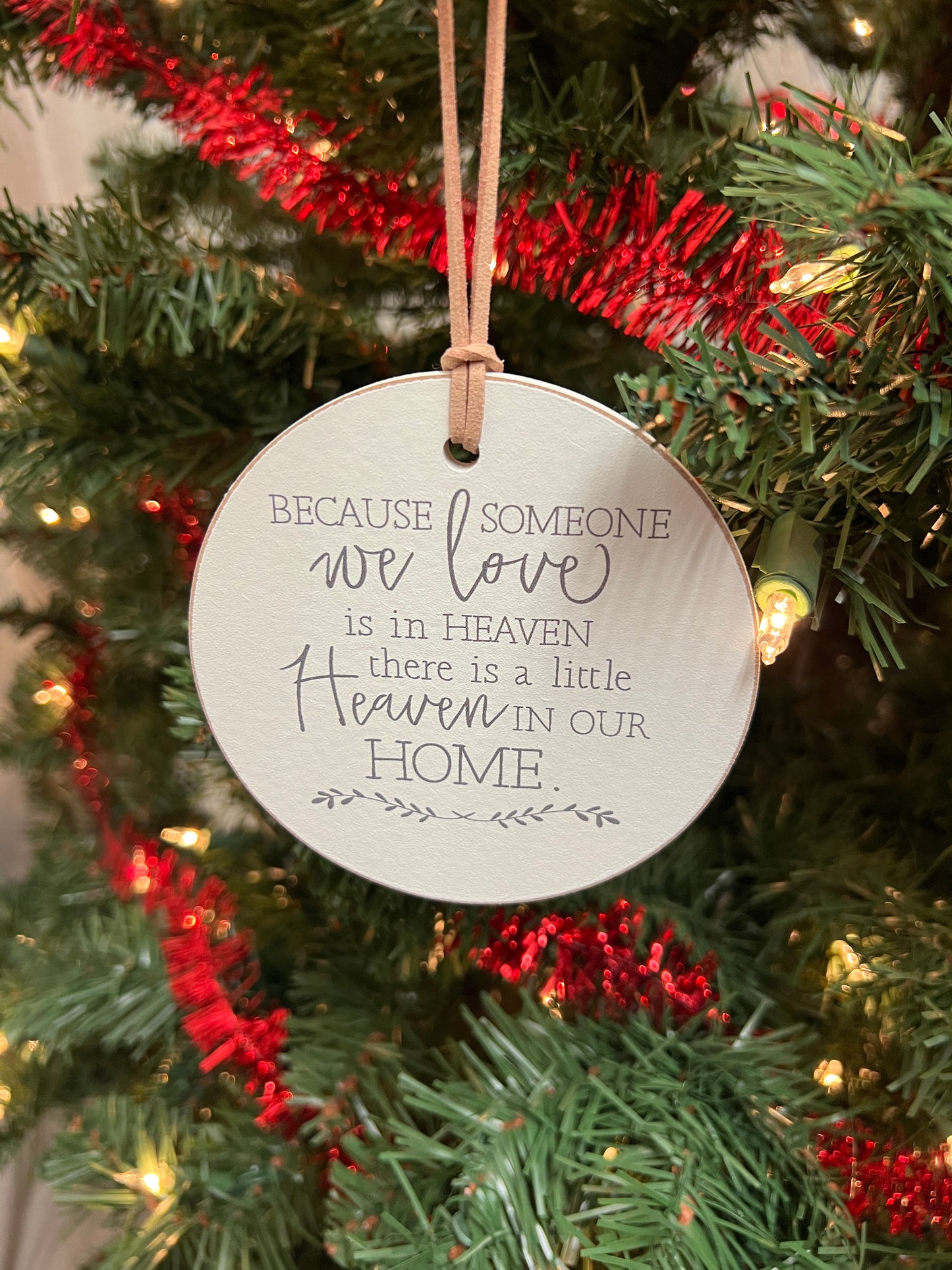 Heaven in Our Home Wooden Ornament