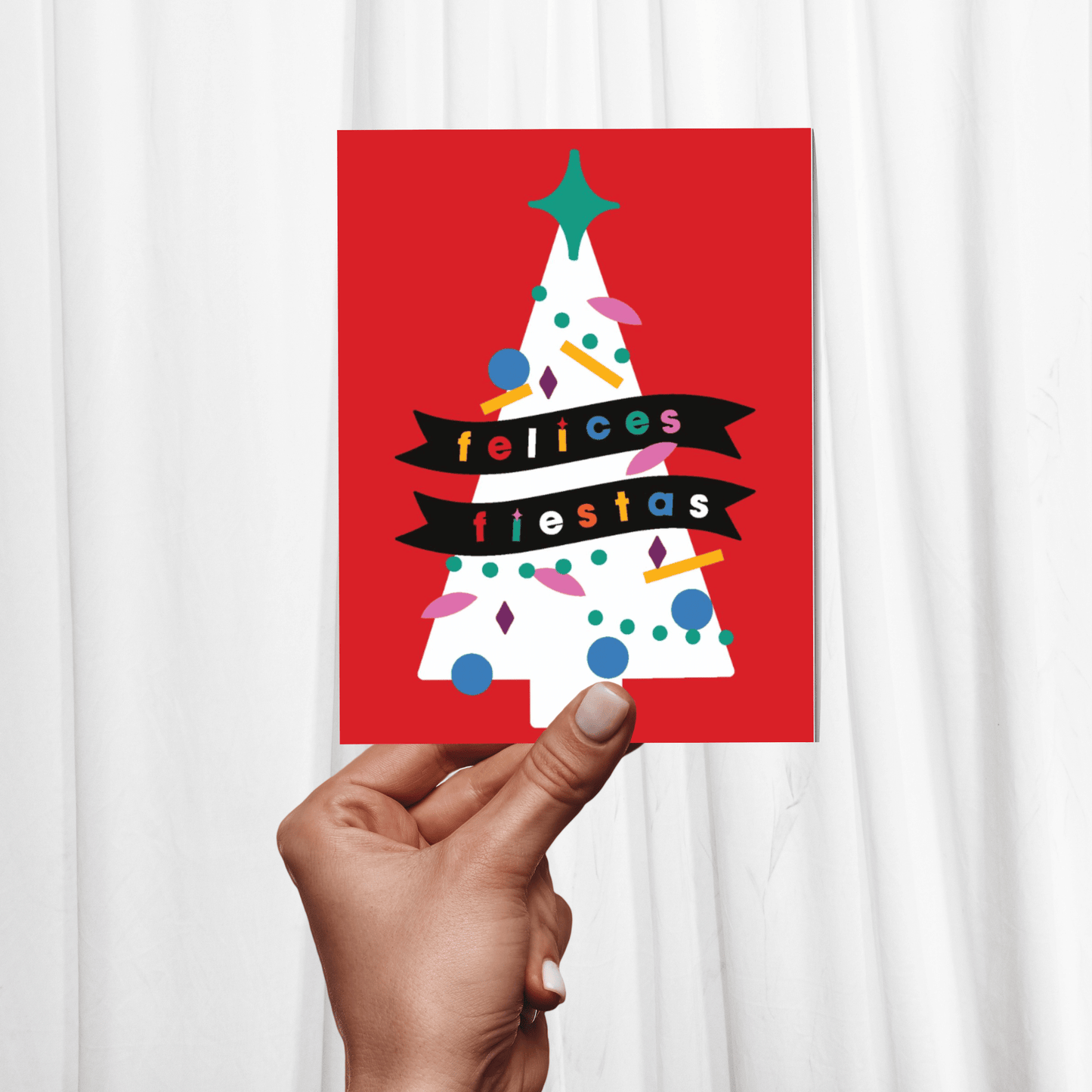 Christmas Tree Card - Spanish | Latina Artist