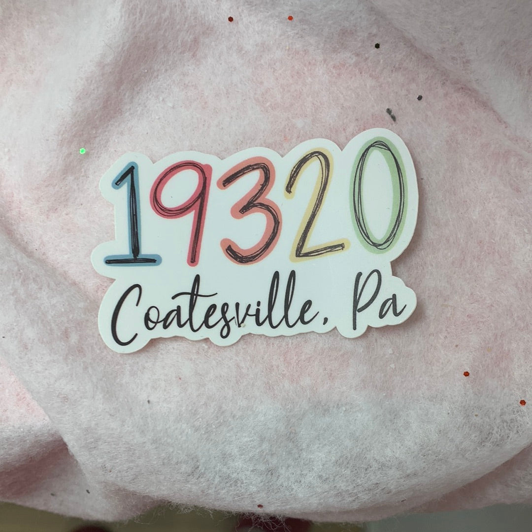 19320 Coatesville PA Stickers