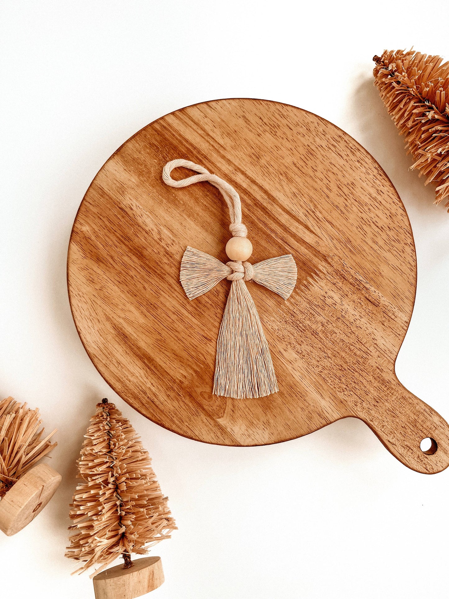 Macrame Ornament | Boho Angel | Christmas Tree Holiday Decor