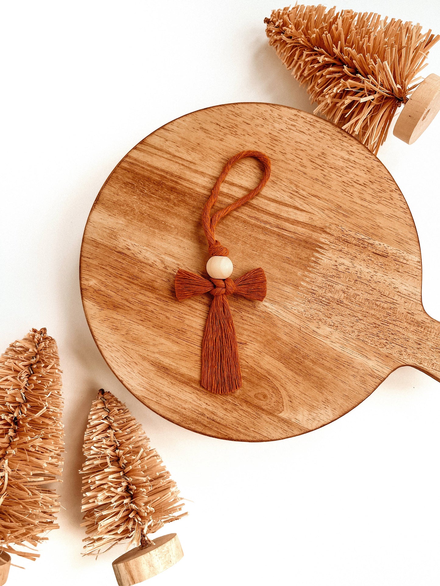 Macrame Ornament | Boho Angel | Christmas Tree Holiday Decor