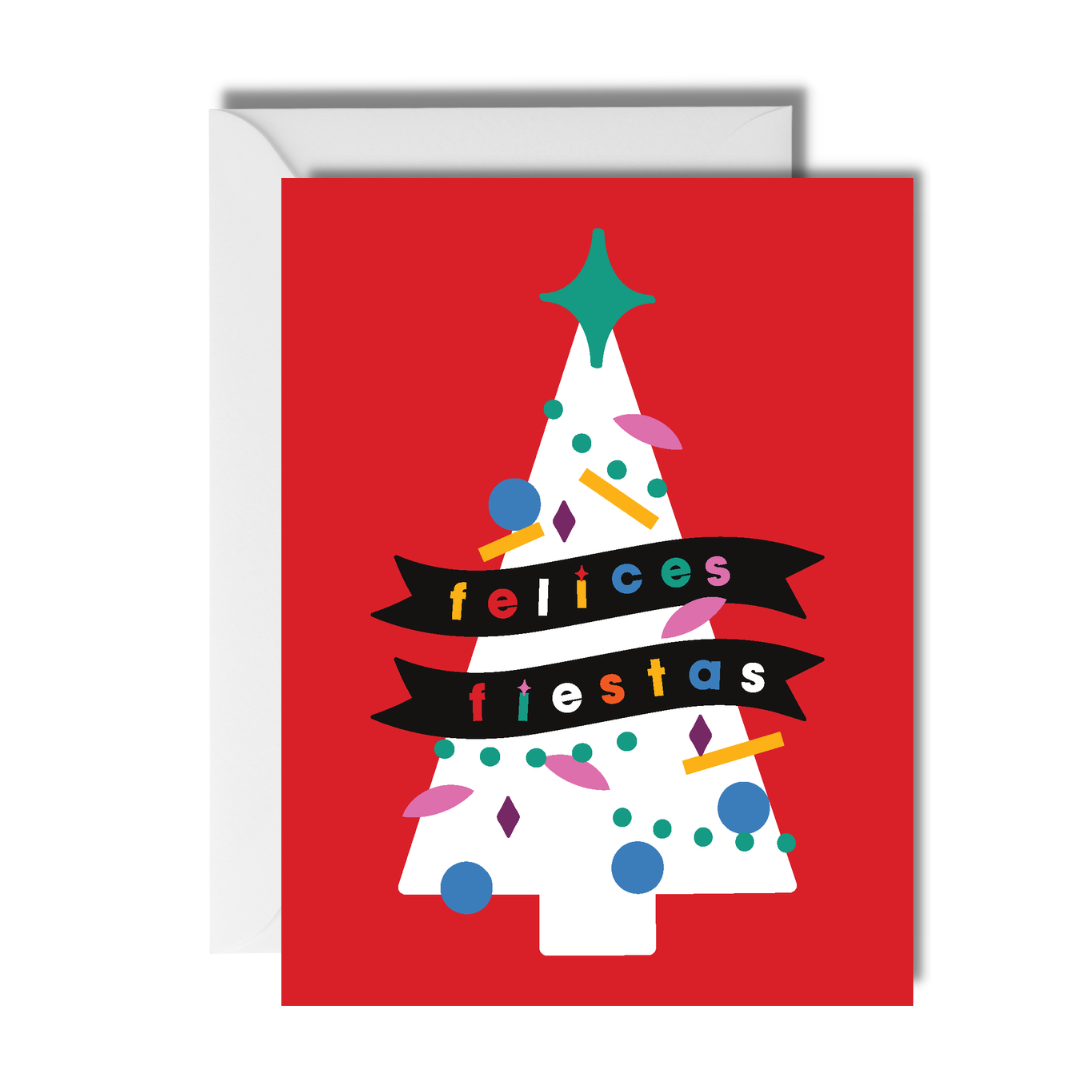 Christmas Tree Card - Spanish | Latina Artist