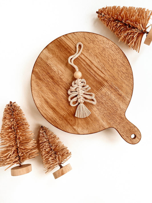 Macrame Ornament | Christmas Tree | Boho Holiday Home Decor