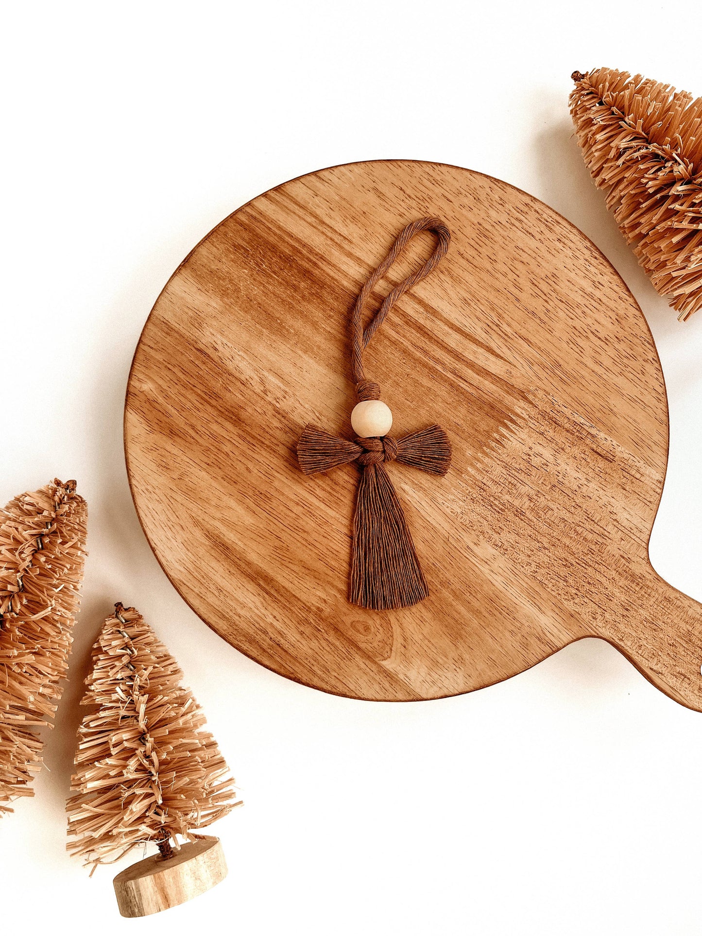 Macrame Ornament | Boho Angel | Christmas Tree Holiday Decor