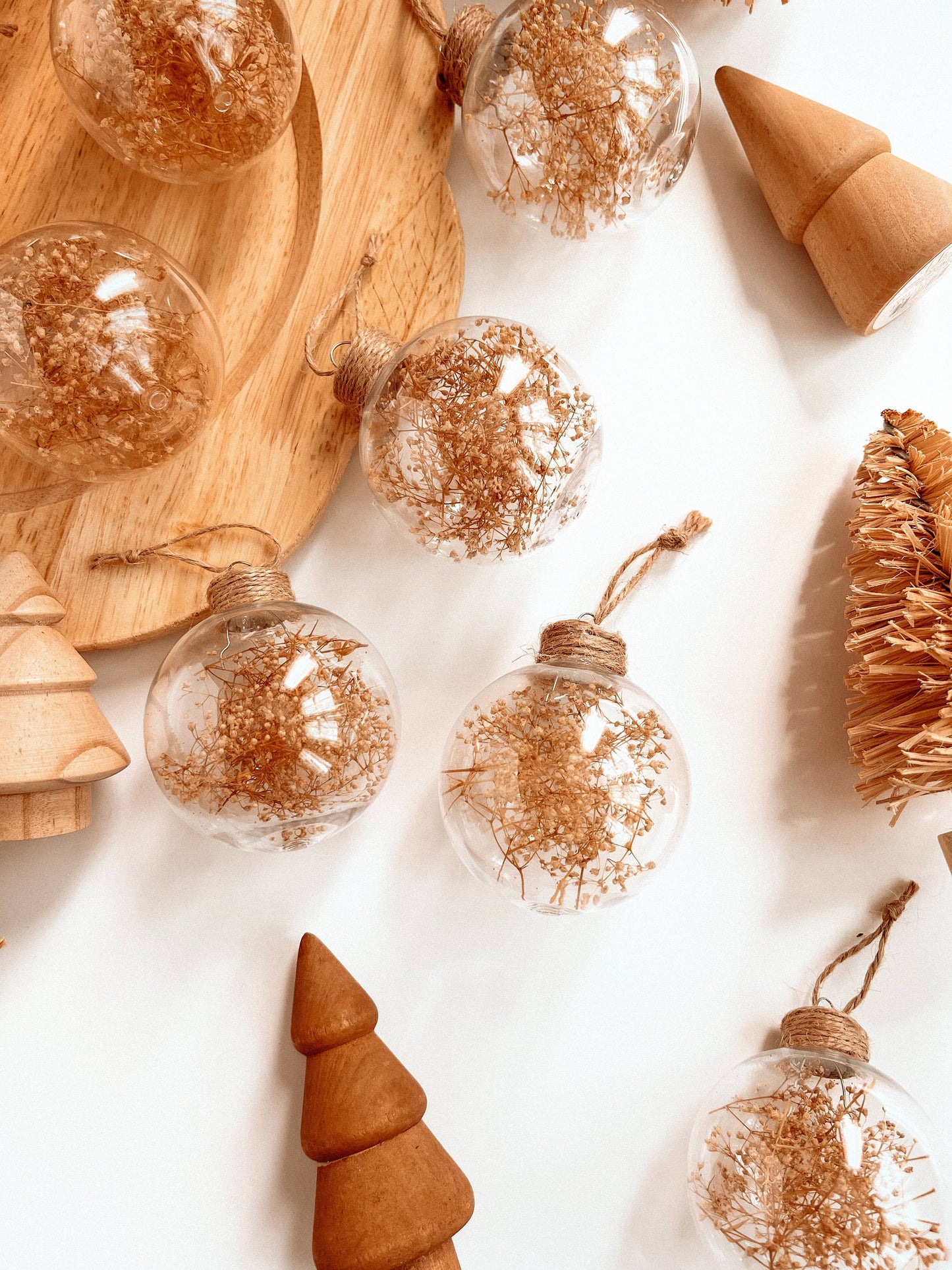 Dried Floral Ornament | Boho Christmas Tree Decor