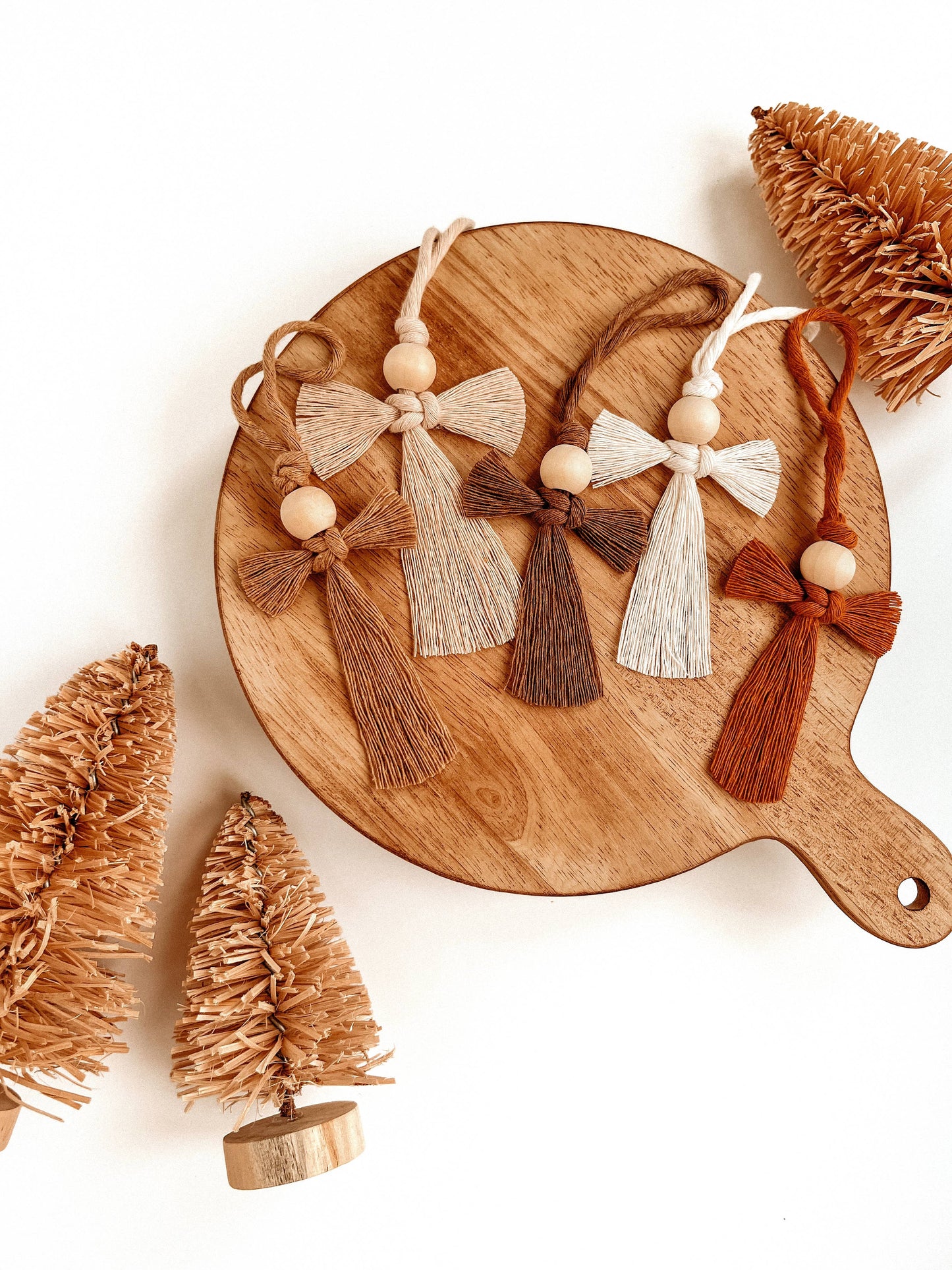 Macrame Ornament | Boho Angel | Christmas Tree Holiday Decor