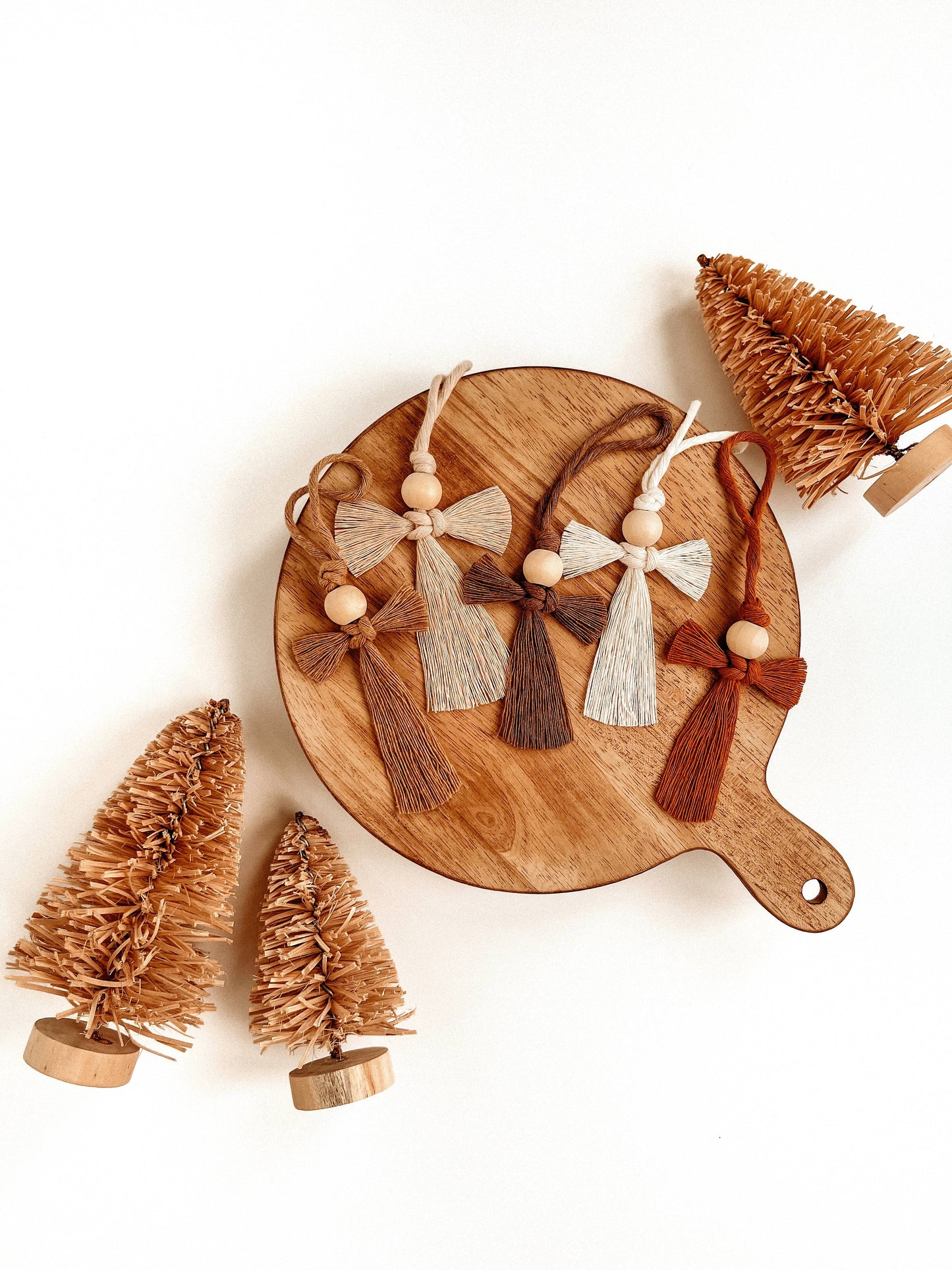 Macrame Ornament | Boho Angel | Christmas Tree Holiday Decor