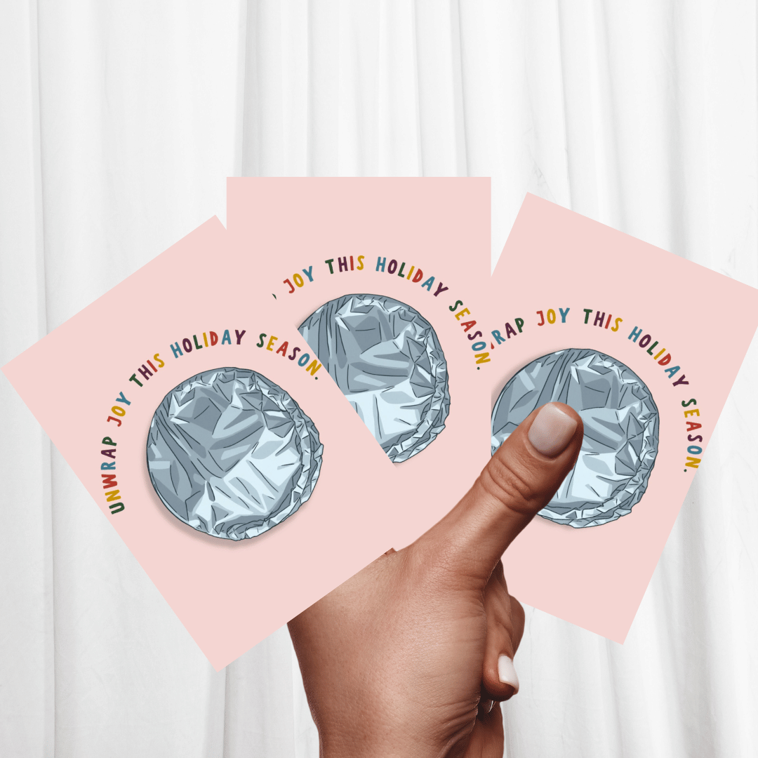 Unwrap Joy Christmas Card | Foodie Holiday