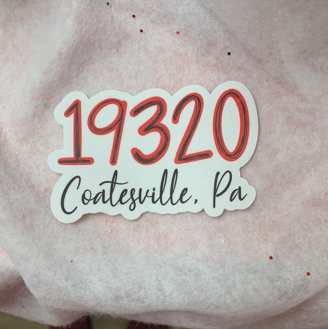 19320 Coatesville PA Stickers