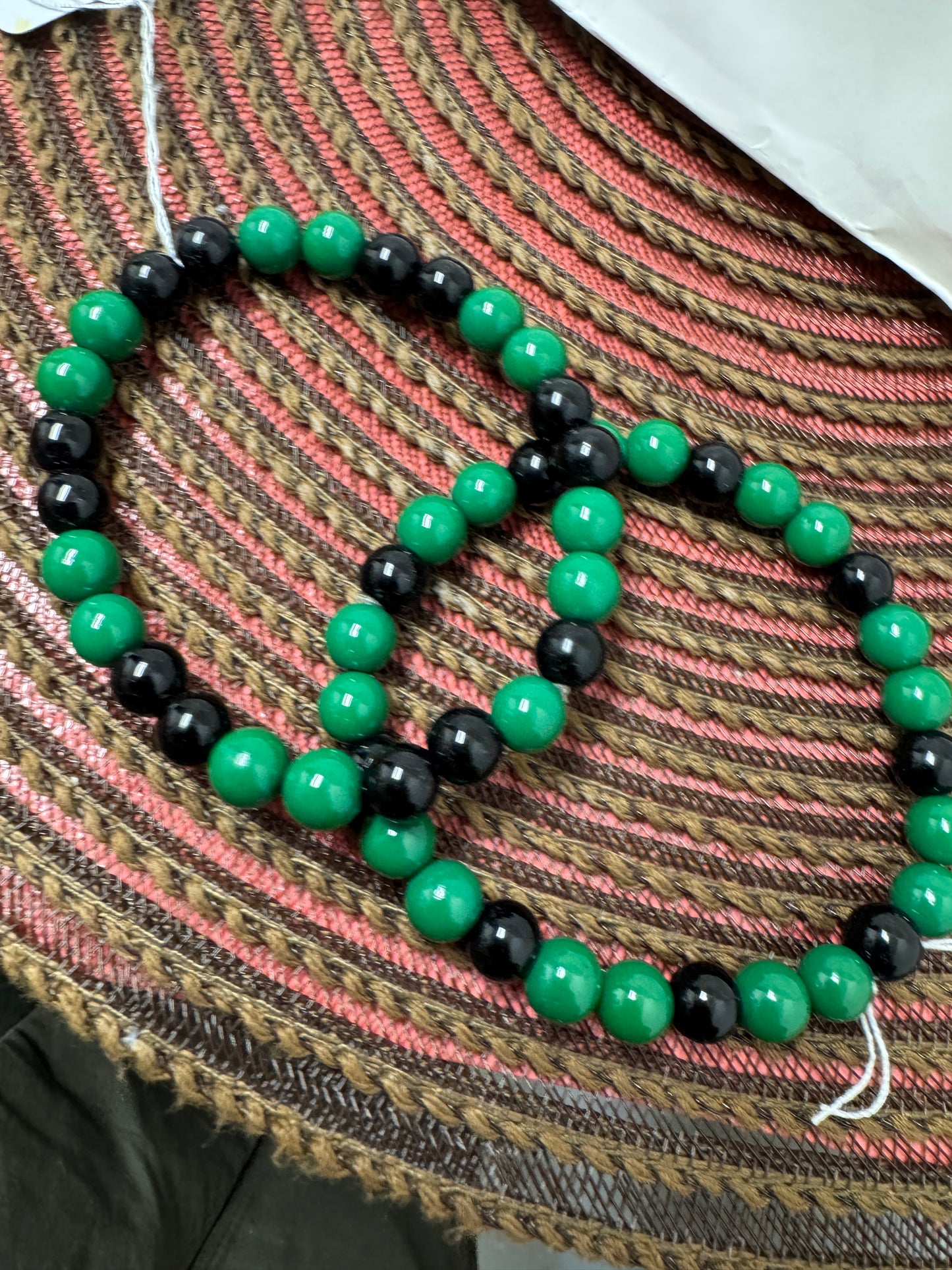 Eagles Green Beaded Bracelet