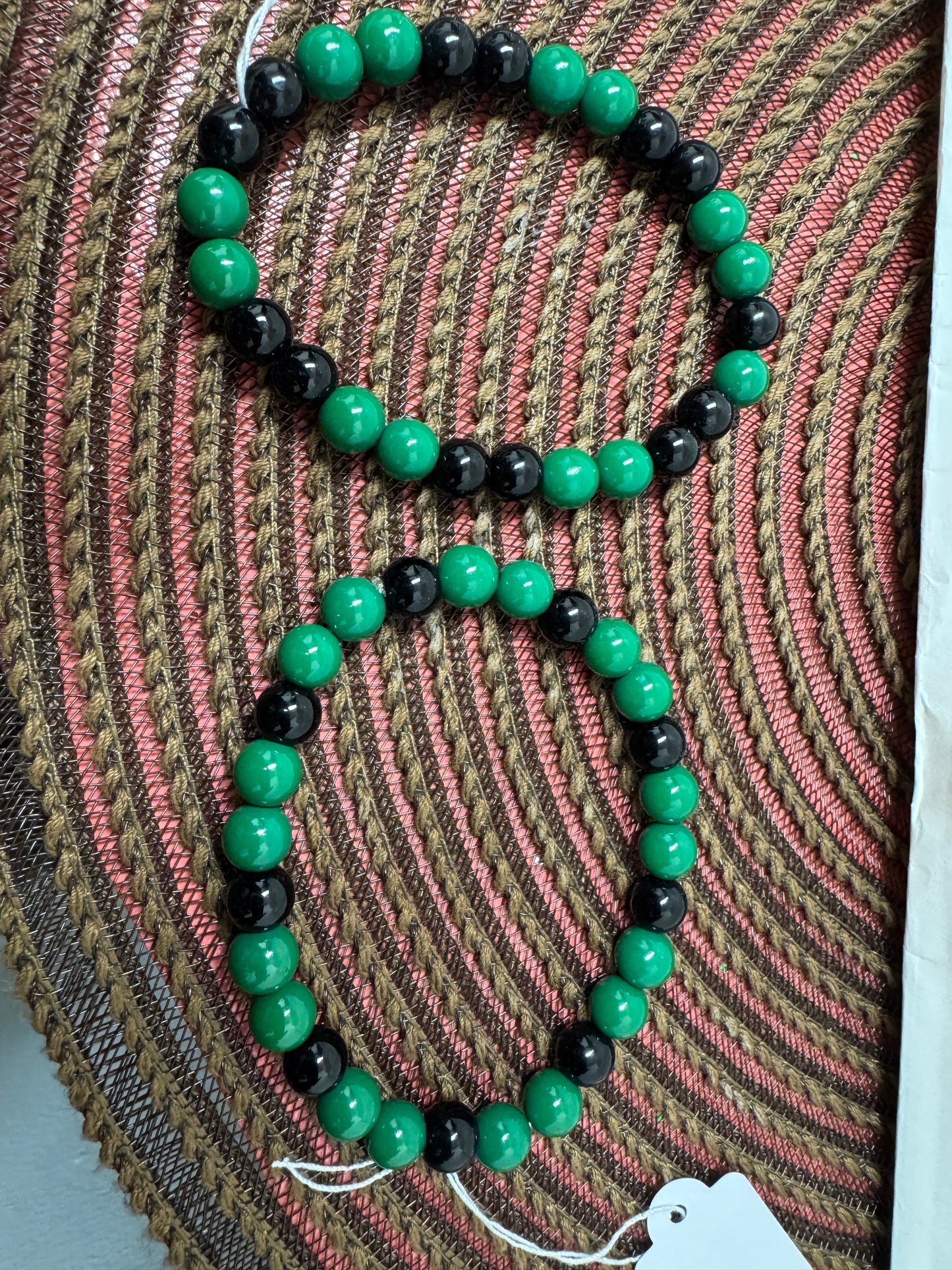 Eagles Green Beaded Bracelet