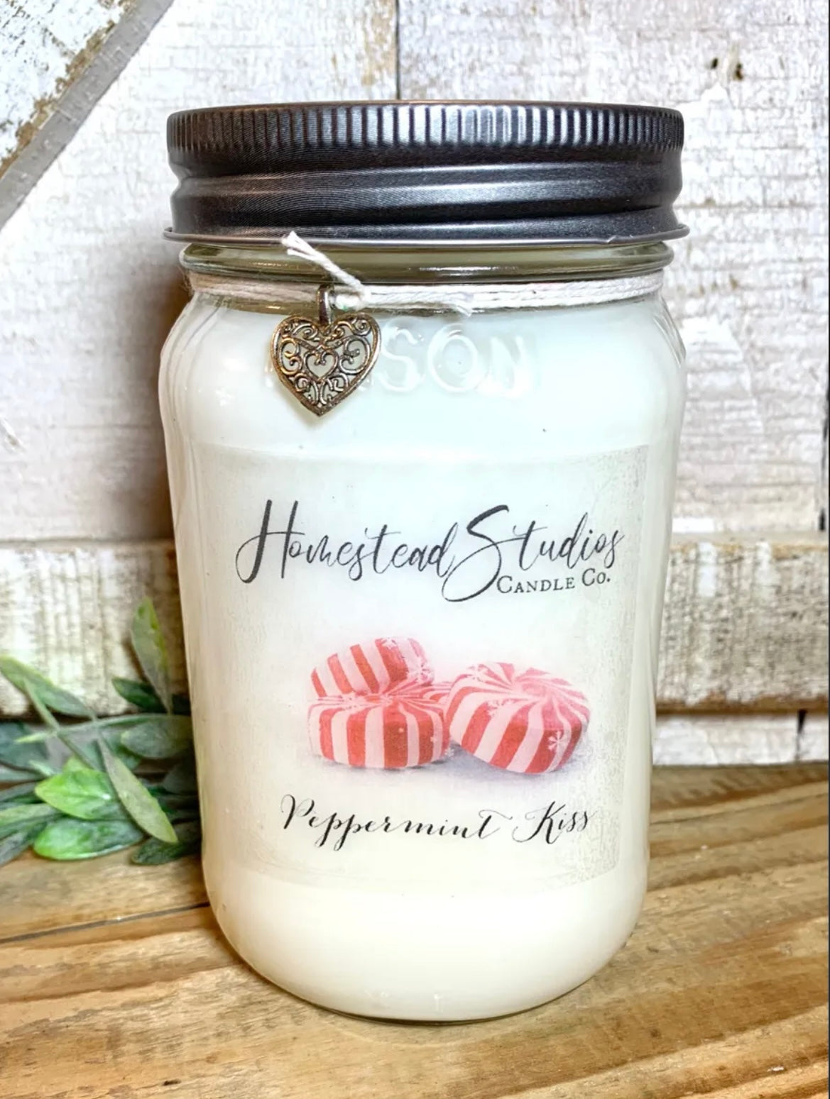 Peppermint Kiss Candle