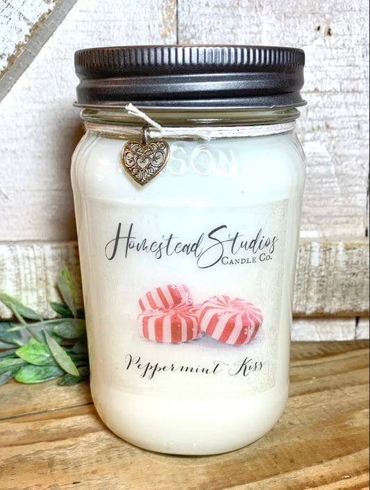 Peppermint Kiss Candle