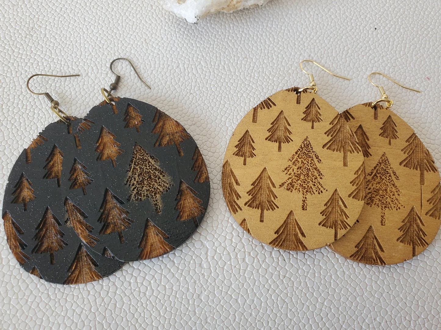 Evergreen Forest Christmas Winter Earrings