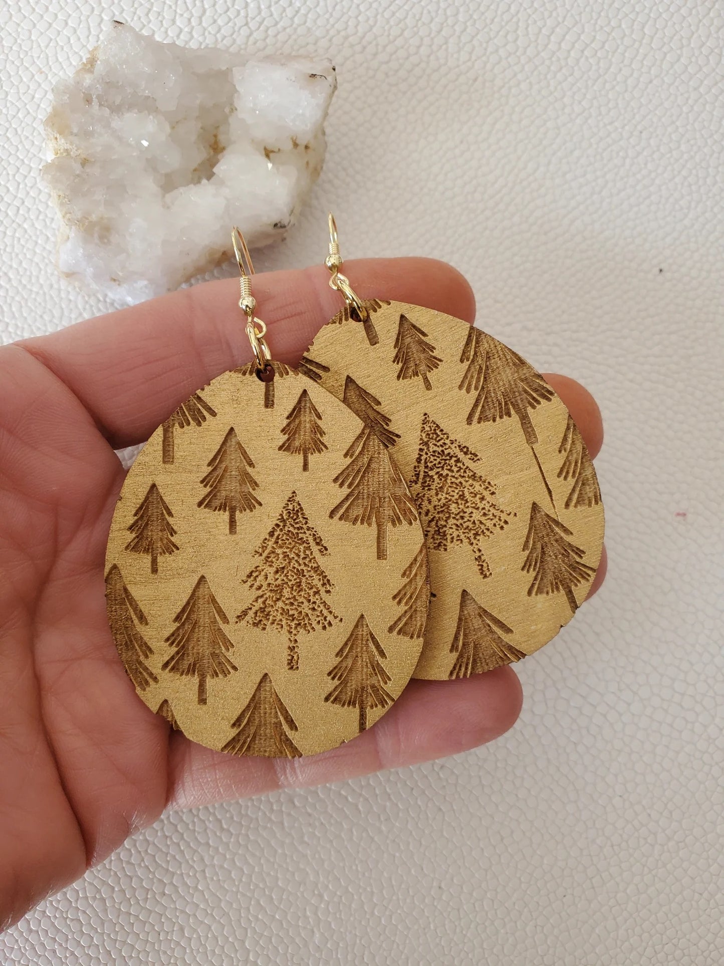 Evergreen Forest Christmas Winter Earrings