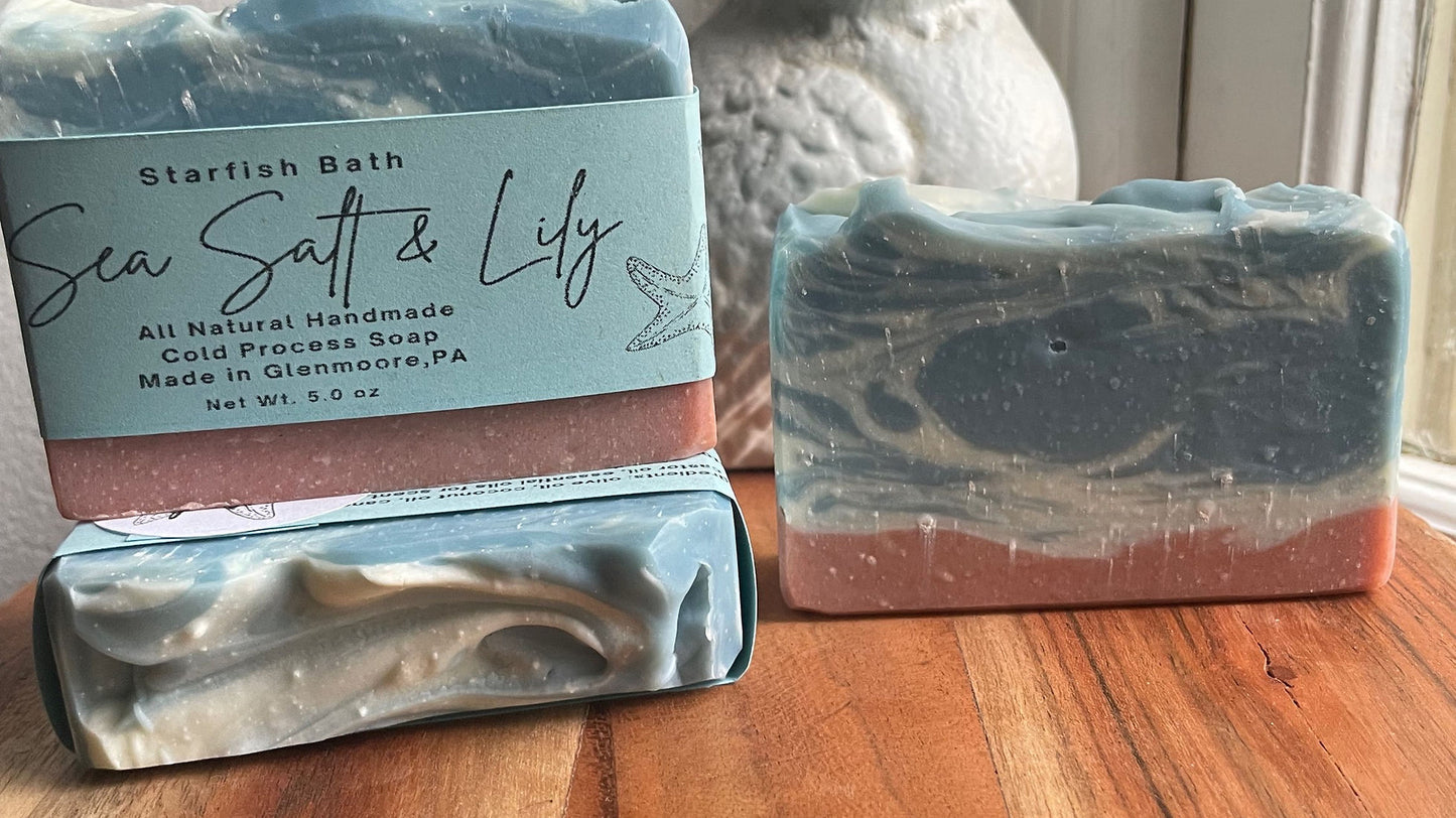 Sea Salt and Lily Soap