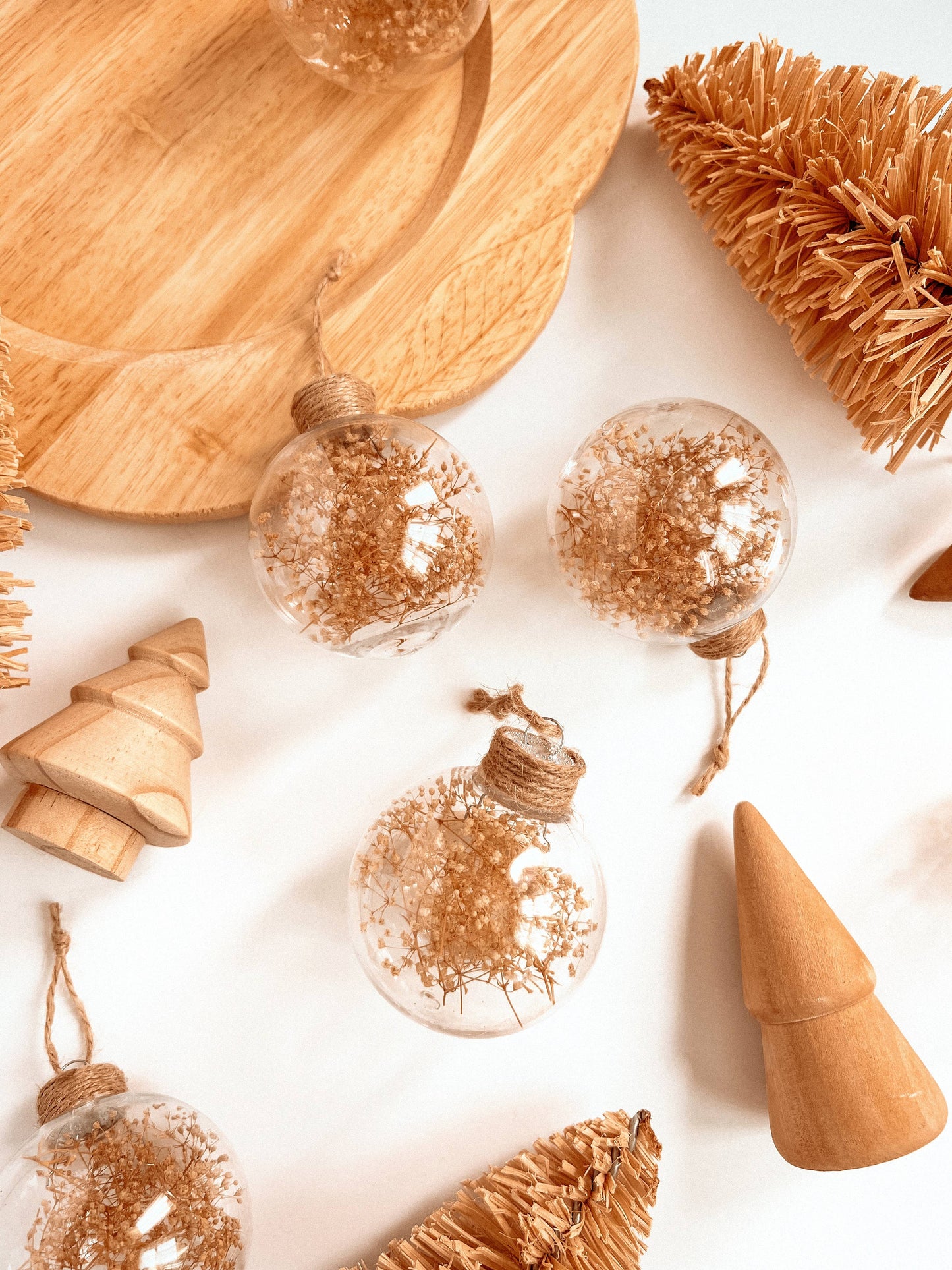Dried Floral Ornament | Boho Christmas Tree Decor