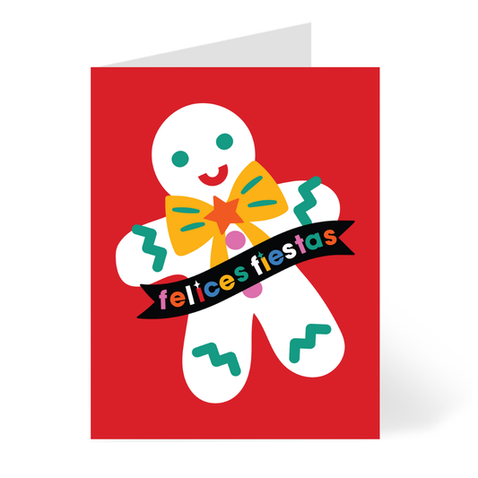Ginger Bread Christmas Card - Spanish | Latina Artist