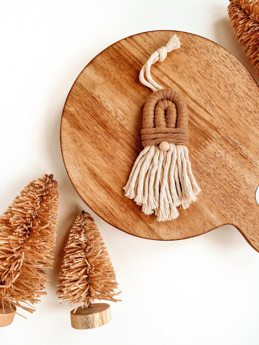 Macrame Ornament | Santa Claus | Gnome | Boho Christmas Tree