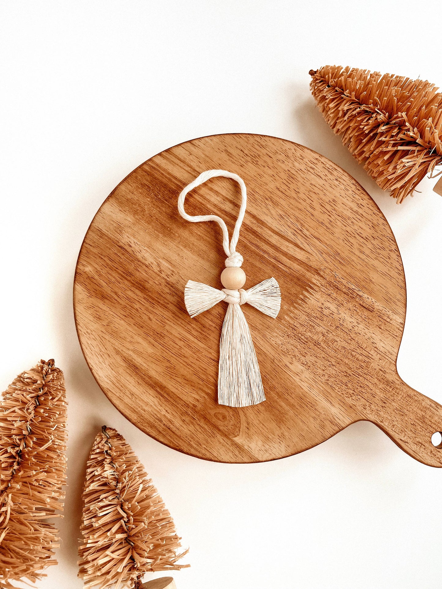 Macrame Ornament | Boho Angel | Christmas Tree Holiday Decor