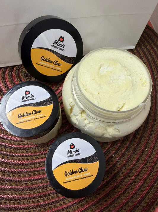 Mimi's Favorite Things Golden Glow Ghanaian shea butter with Vitamin E