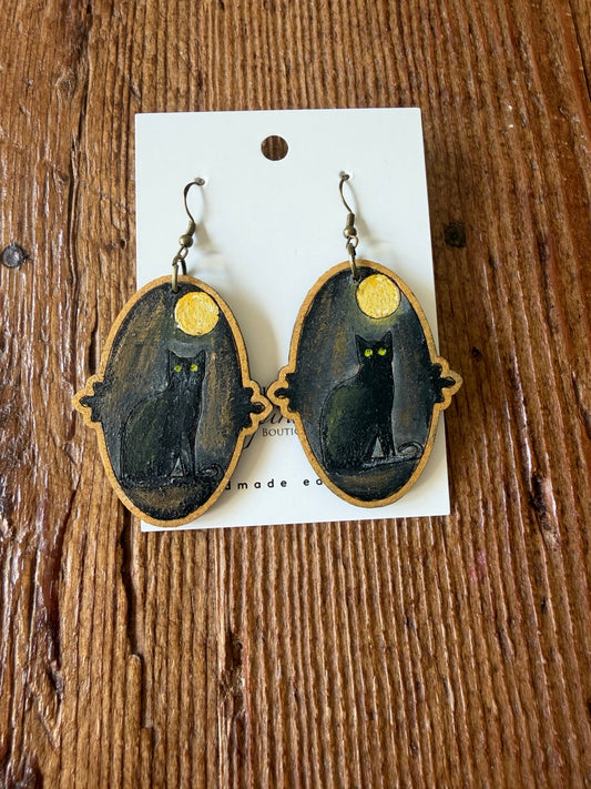 Moonlit Familiar earrings