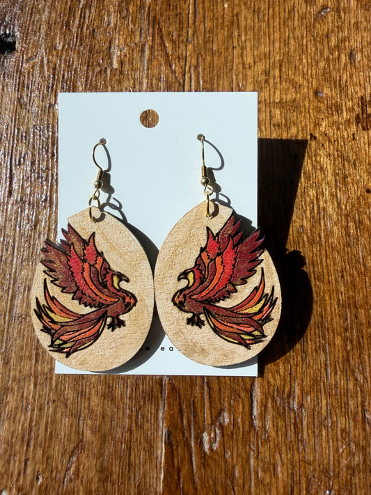 Phoenix Rising earrings