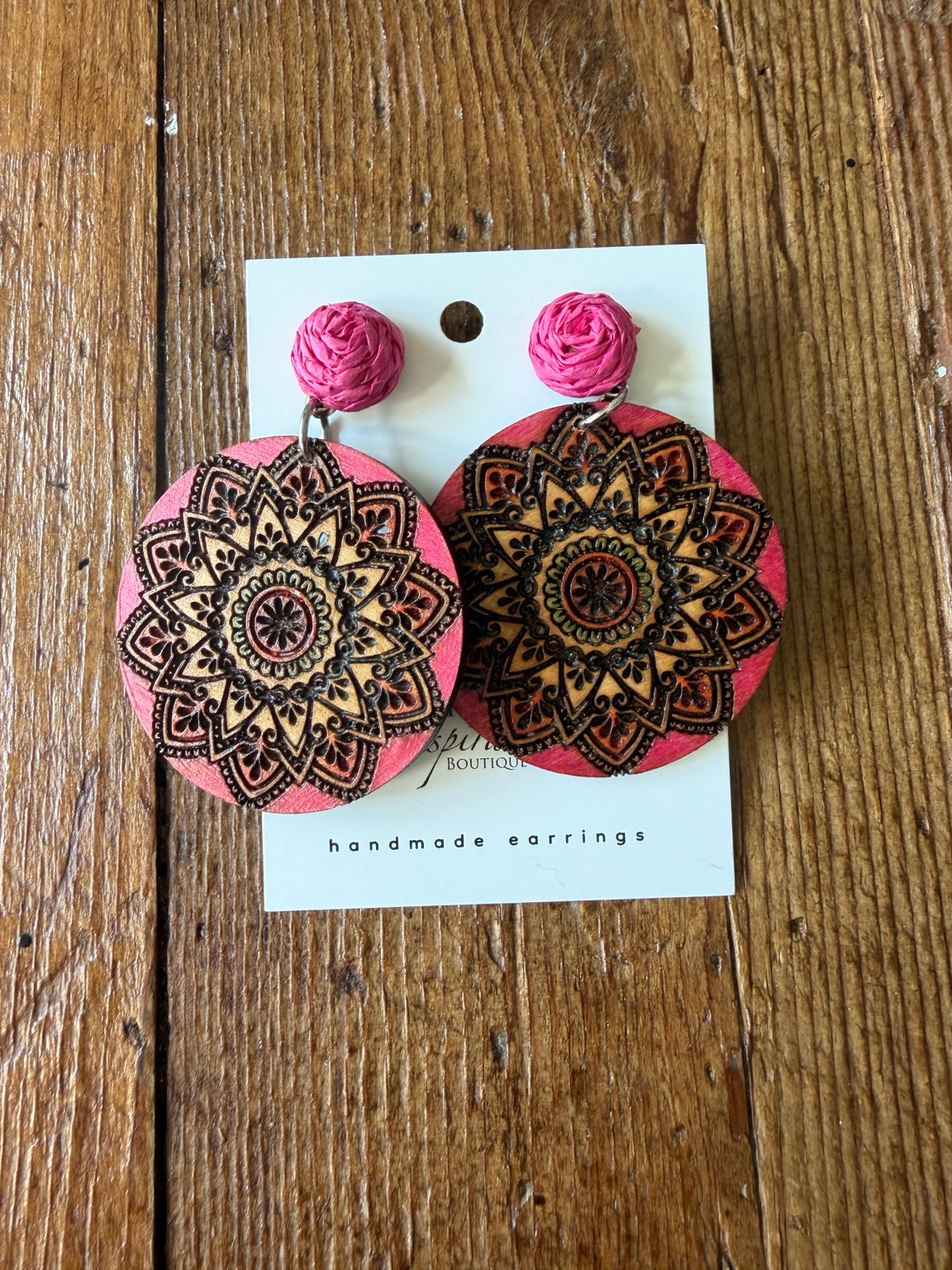 Rosy Radiance earrings