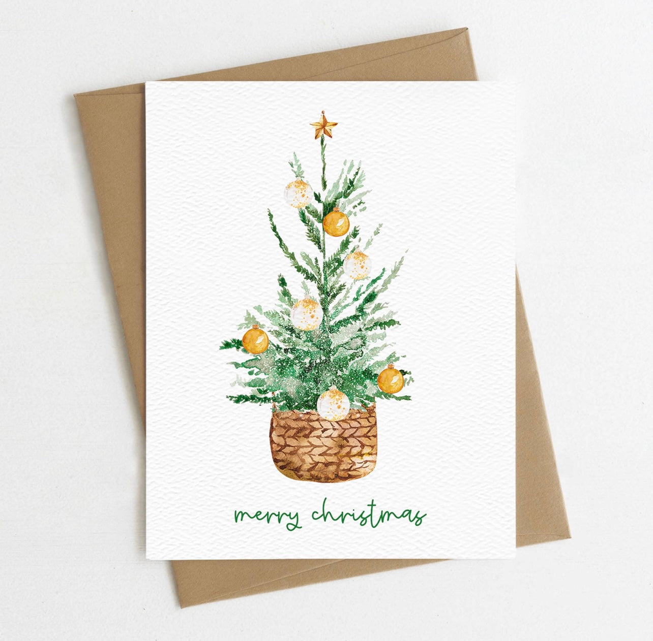 Merry Christmas Tree Card