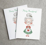 Mrs. Claus Christmas Card