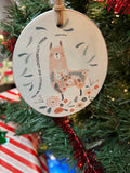 Llama Verse Wooden Ornament