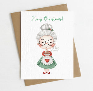 Mrs. Claus Christmas Card
