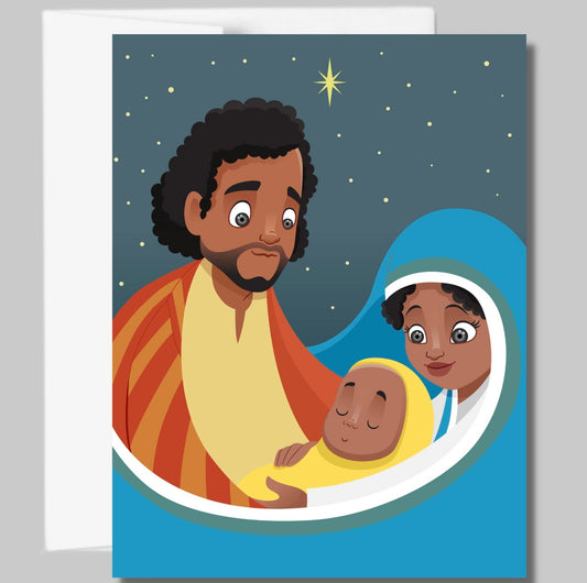 Holy Family African American Christmas Card