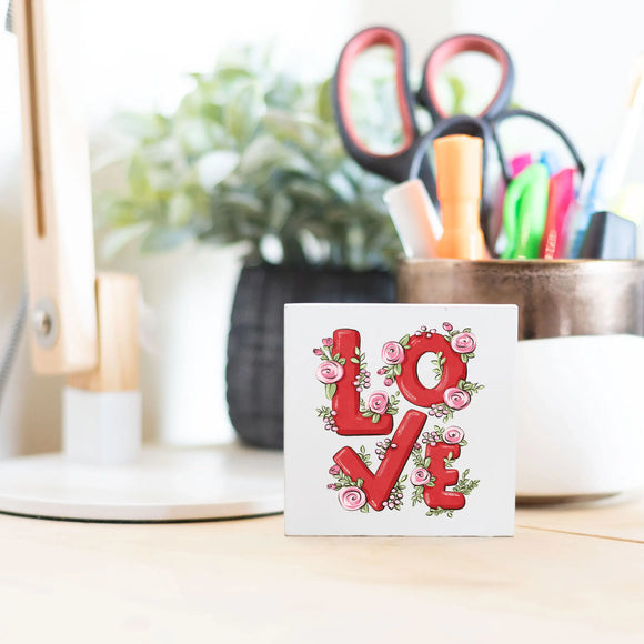 Valentines Day Mini Wooden Sign